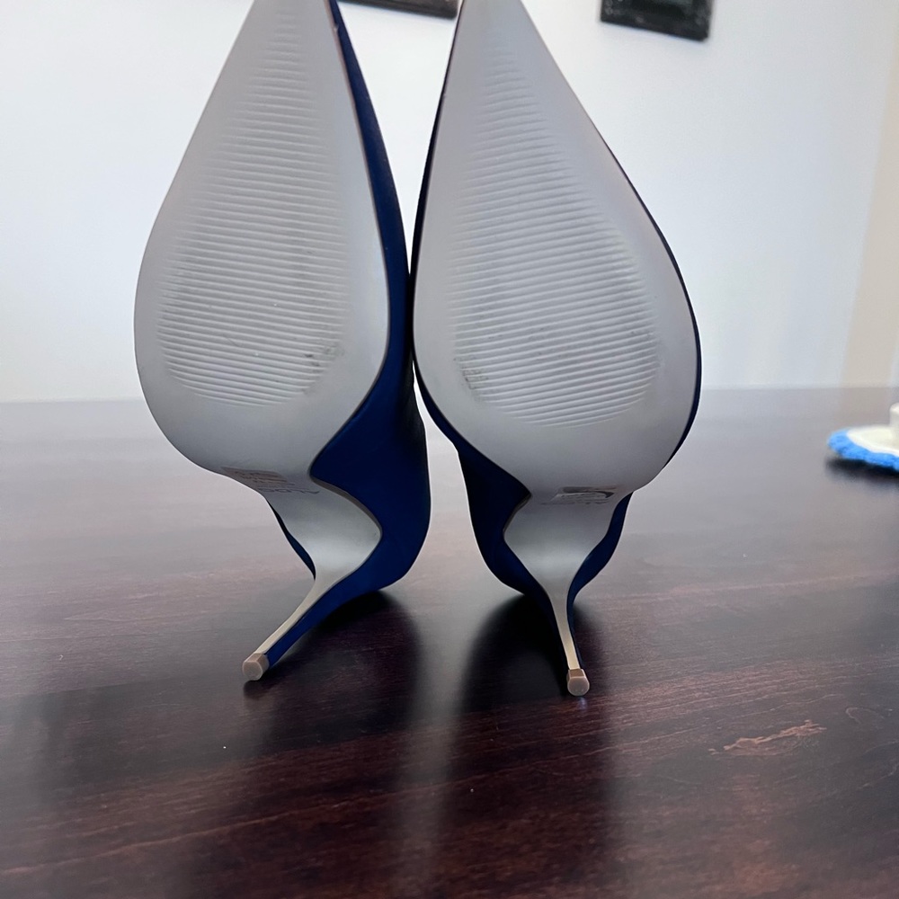 Blue Aldo Navy stilettos pumps